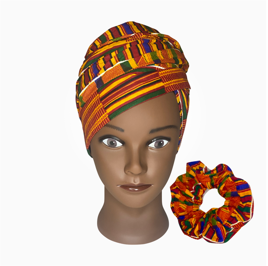 The Kita Infinity Head Wrap & Scrunchie Set