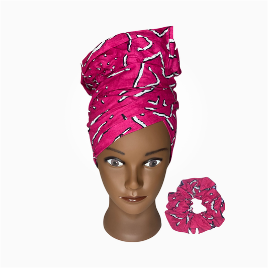 The Salima Infinity Head Wrap & Scrunchie Set